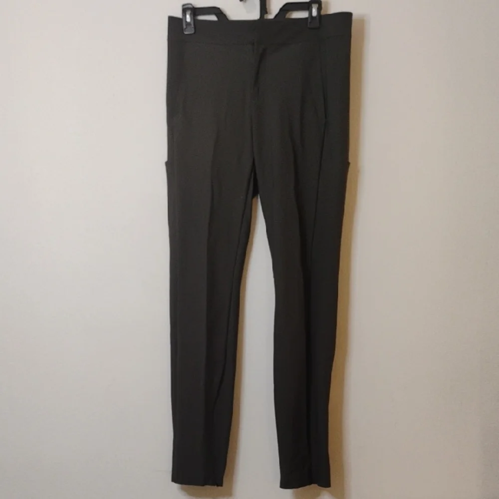 Athleta Women's Stellar Trouser Olive Gray Pants Size 10 - Picture 1 of 9